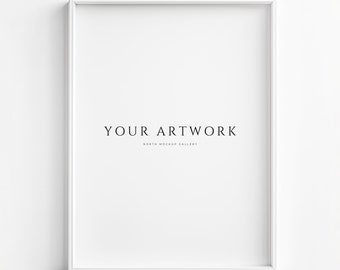 3x4 Frame Mockup | Vertical Frame Mockup | White frame | Psd Mockup Frame | Single Frame Mockup