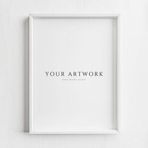 3x4 Frame Mockup | Vertical Frame Mockup | White frame | Psd Mockup Frame | Single Frame Mockup