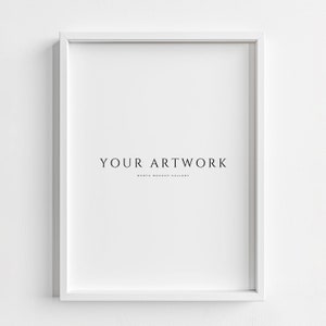 3x4 Frame Mockup | Vertical Frame Mockup | White frame | Psd Mockup Frame | Single Frame Mockup
