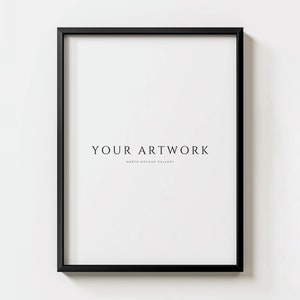 3x4 Frame Mockup | Vertical Frame Mockup | Black frame | Psd Mockup Frame | Single Frame Mockup
