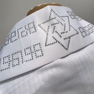 Atarah Tallit, Prayer Shawl, Tallit Neckcollar, Atara, Jewish Blessing, tallit, Jewish wedding, atarah tallis