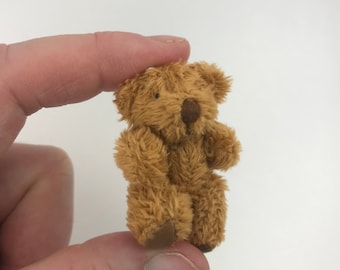 Very Tiny Soft Fuzzy Stuffed Teddy Bear (For 6yrs or older)