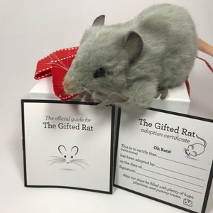 Plush Mouse Rat Gift Adopt Rat Prank Gift zdjęcie 1