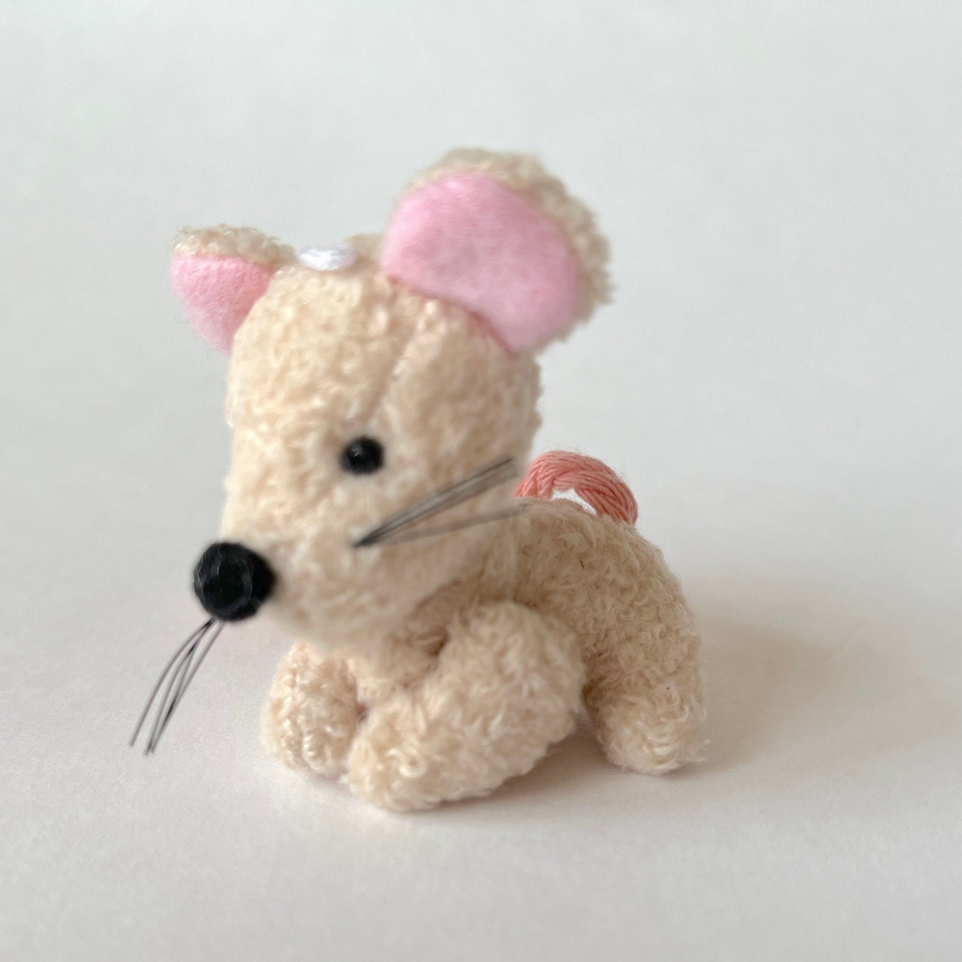 小さなぬいぐるみマウスミニチュアぬいぐるみマウス人形アクセサリー