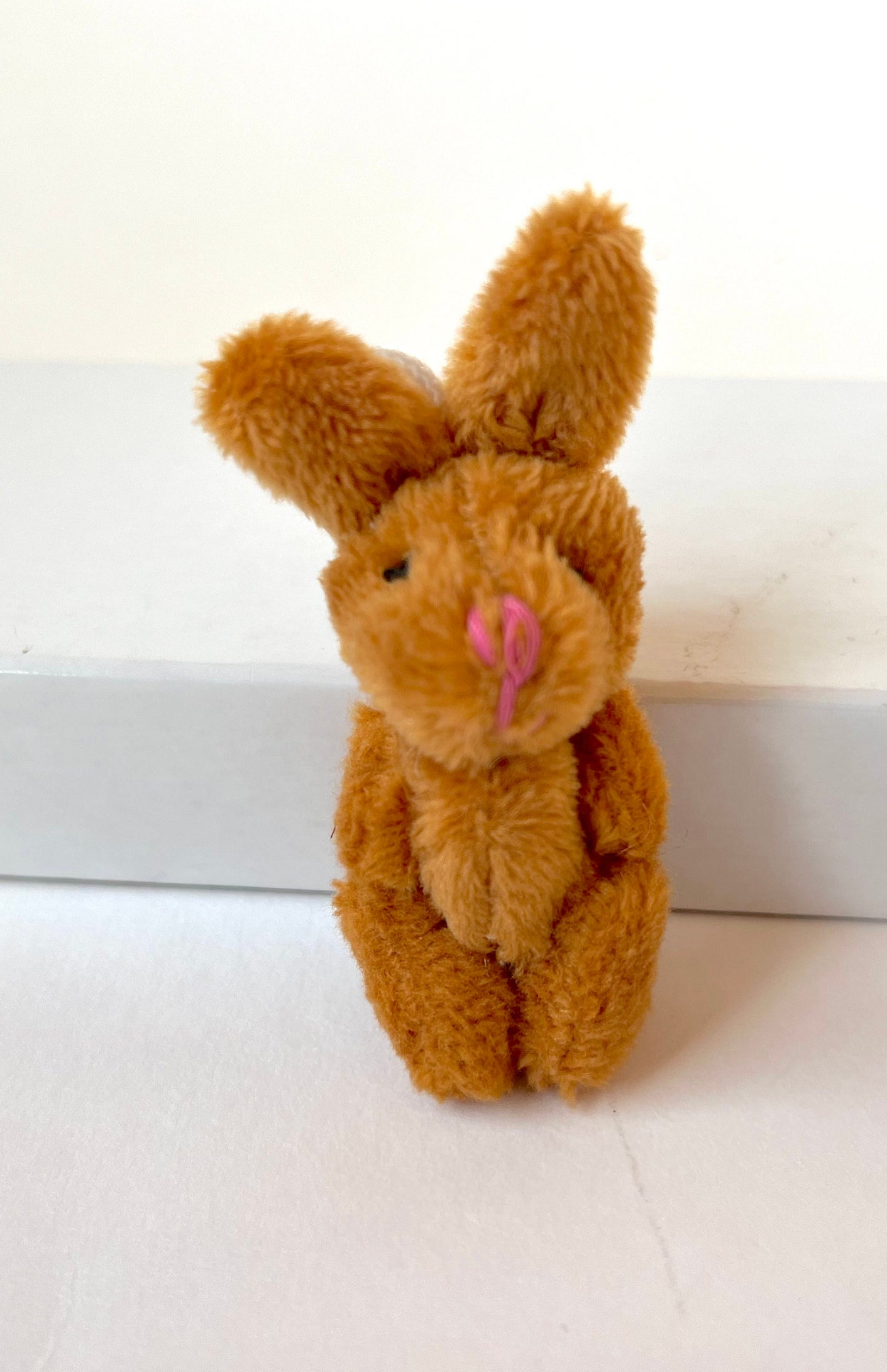 New Jojo Maman Bebe Pink Bunny Rabbit Lovey Plush Doll Toy Baby