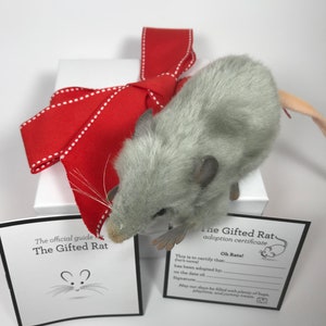 Plush Mouse Rat Gift Adopt Rat Prank Gift zdjęcie 5