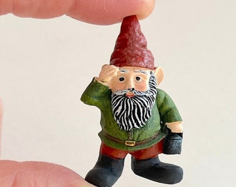 Miniature Gnome Dwarf Troll Fairy Garden Dollhouse Desk Decoration Good Luck Charm