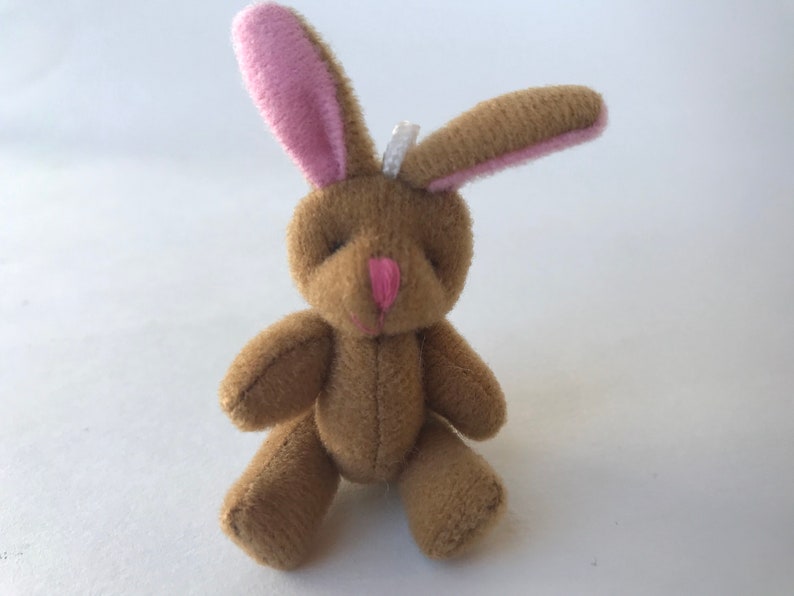 Mini Stuffed Animal Plush Bunny Rabbit Easter Decoration Baby Etsy
