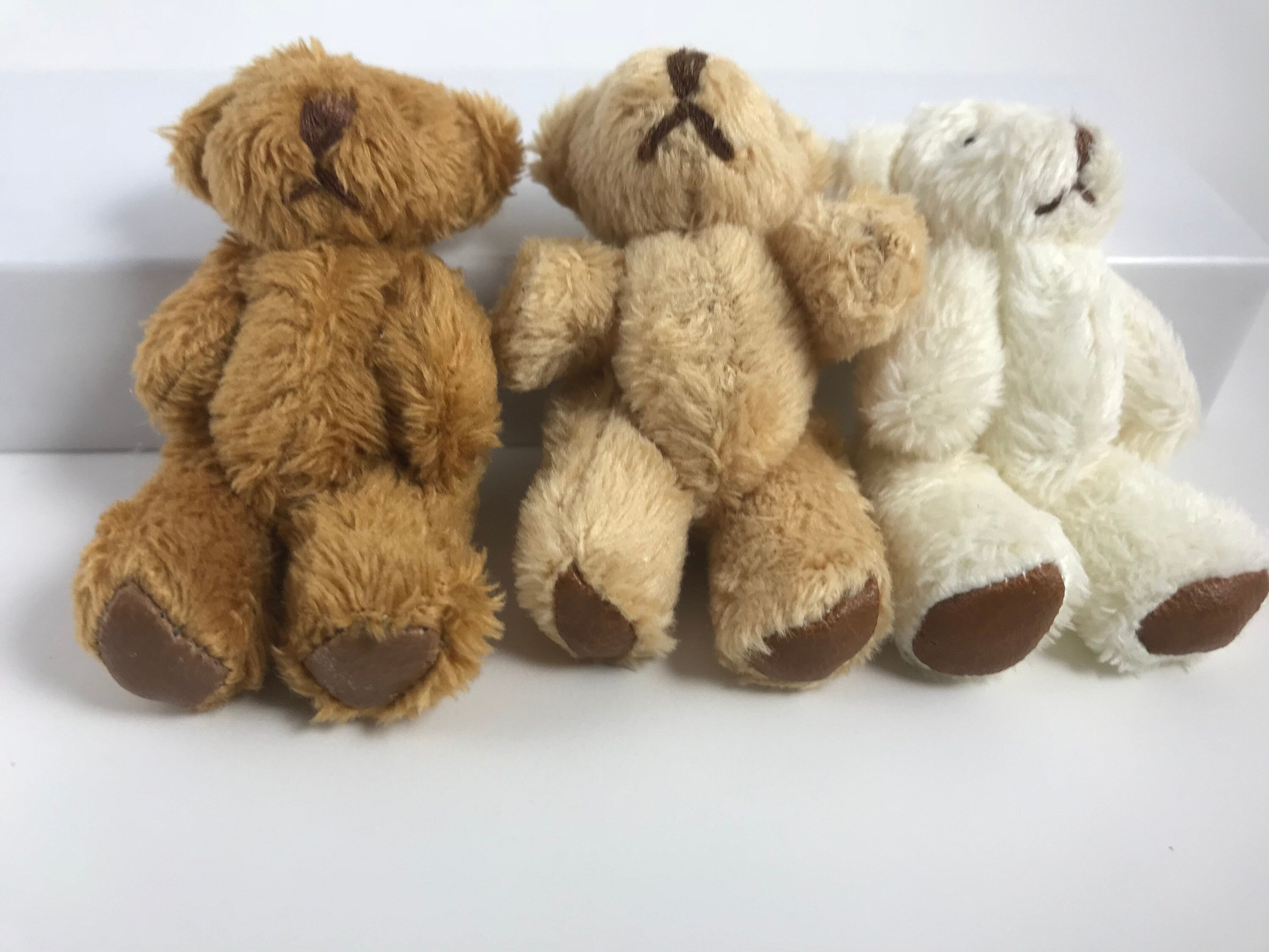 Three Mini Bears Miniature Bears Plush Bears Gift WrapTopper | Etsy