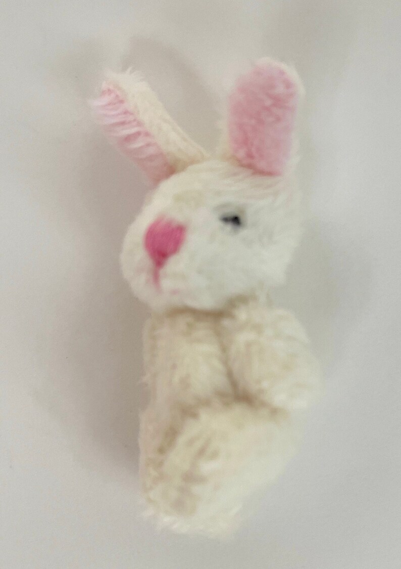 Mini Plush Bunny Tiny Stuffed Easter Rabbit Small Bunny Doll Toy Craft ...