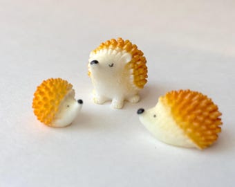 Miniature Hedgehog Fairy Garden Micro Landscape Dollhouse Resin Craft