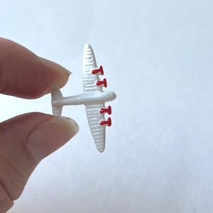 Miniatyrflygplansdockhusdekor