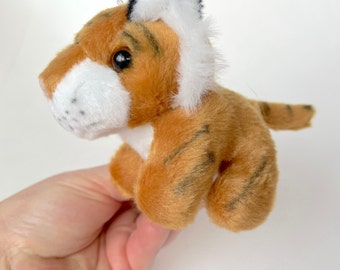 Small Stuffed Tiger for Doll, Craft, Party Decoration