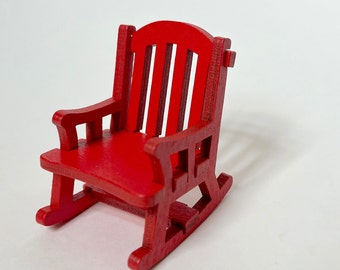 Miniature Rocking Chair Dollhouse Fairy Garden