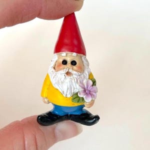Miniature Gnome Figurine Fairy Garden Dollhouse
