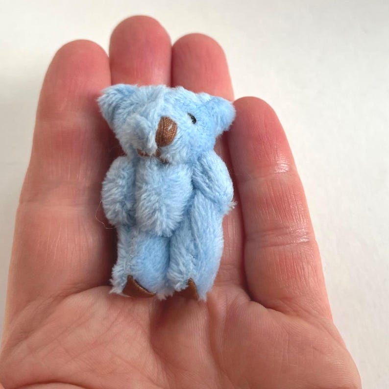 Very Tiny Soft Fuzzy Stuffed Teddy Bear (For 6yrs or older) image 10