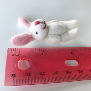Miniature Plush Bunny Rabbit Stuffed Animal for Dollhouse or Play ...