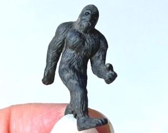 Miniature Sasquatch Tiny Bigfoot Fairy Garden Dollhouse