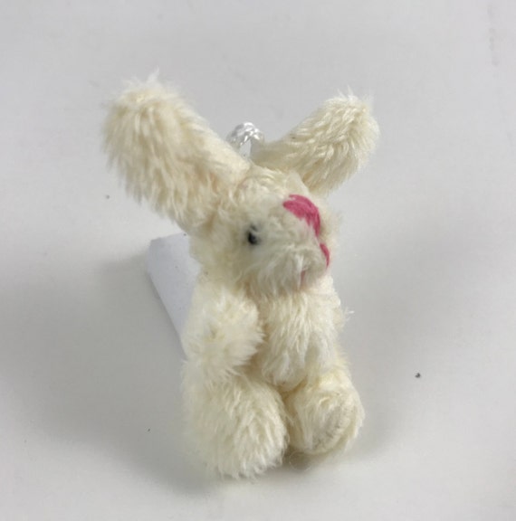 tiny bunny stuffed animal