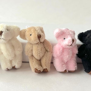 Sehr winziger weicher Fuzzy gefüllter Teddybär für 6yrs oder älter All 6 Colors