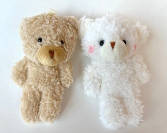 Small Stuffed Teddy Bear Doll Accessory Craft Supply Ornament Gift Tag