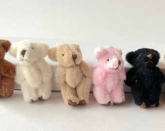 Very Tiny Soft Fuzzy Stuffed Teddy Bear (For 6yrs or older)