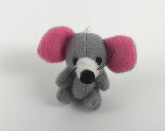 Tiny Mouse Mice Rat Mini Stuffed Animal Miniature Plush Toy Dollhouse Accessory Pet Rat Lover Toy