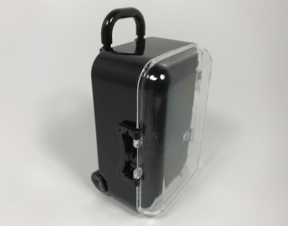 mini black suitcase