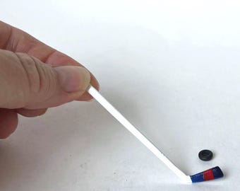 Palo de hockey en miniatura, disco de hockey