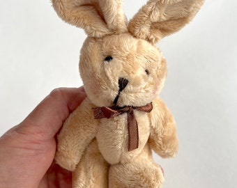 Small Stuffed Animal Bunny Rabbit For Craft Project Doll Pet Plush Toy (6yrs or older)