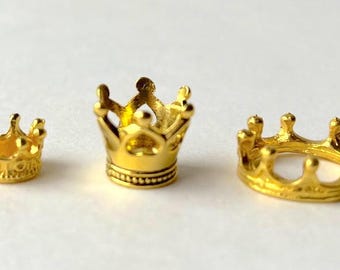 Miniature Crown Fairy Garden Dollhouse Miniature Craft Supply Prince Princess
