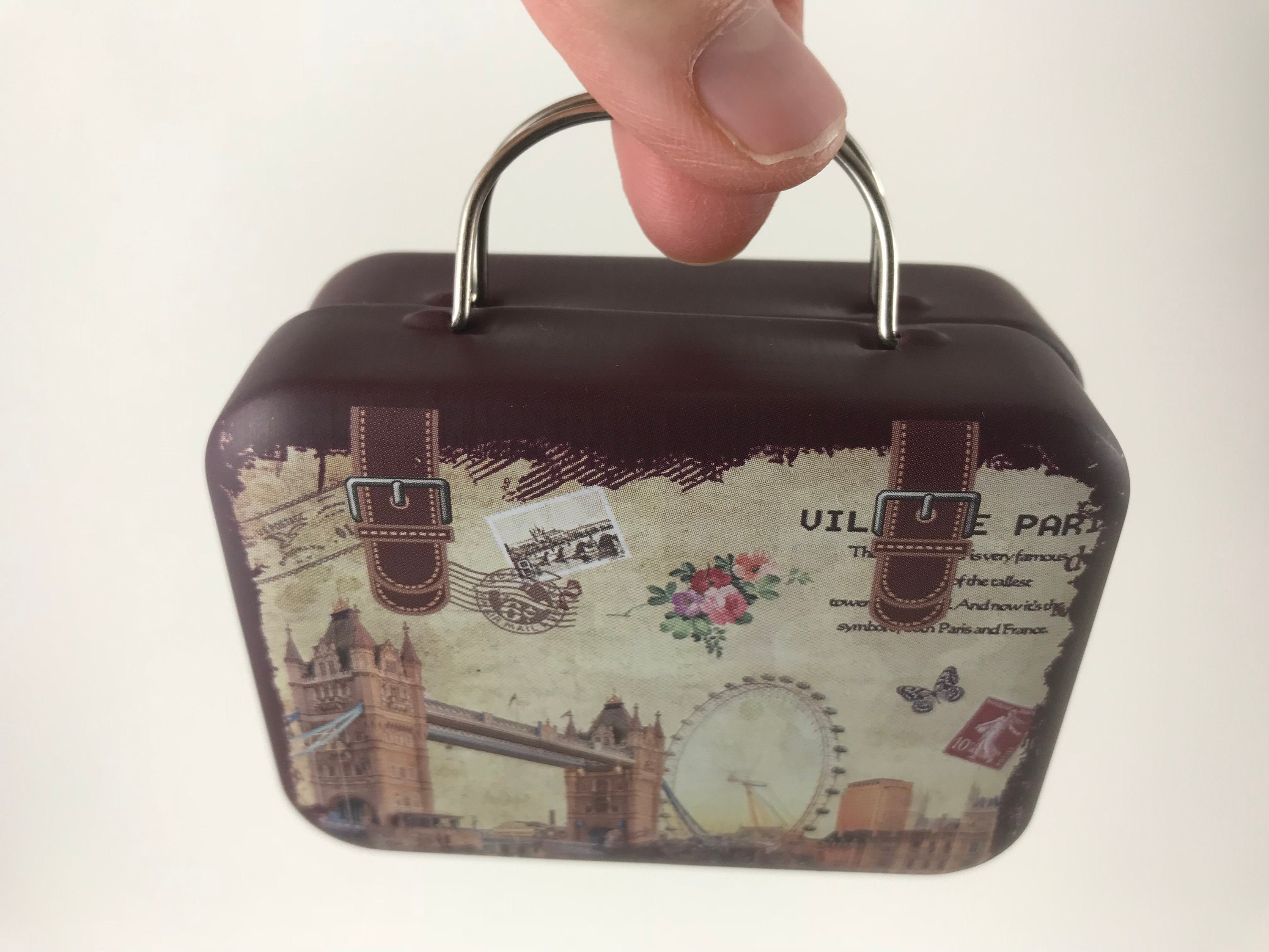 Miniature Louis Vuitton Suitcase (1:6 scale) – Tiny Must Haves