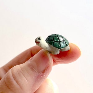 Miniature Turtle Fairy Garden Dollhouse Figurine Animal