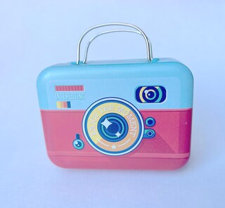 TOYANDONA Set Di 2 Valigie In Miniatura Per Casa Delle Bambole - Piccolo Bagaglio Vintage Rosso 5x4x2 Cm - Accessori Decorativi Per Diorami E Foto