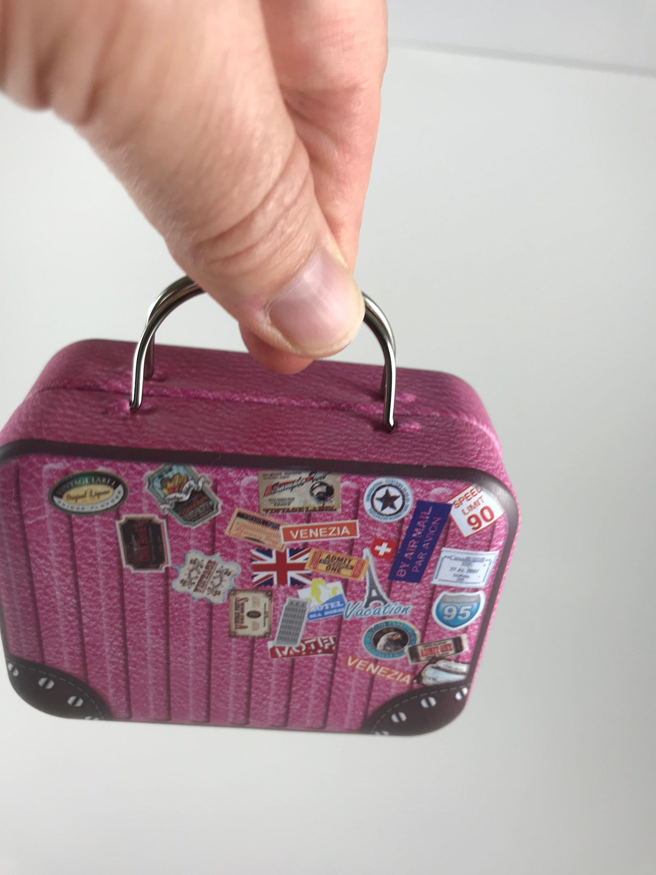 USA 1/6 Travel Luggage Case Bag Miniature Trunk Mini Suitcase Dolls  Accessories