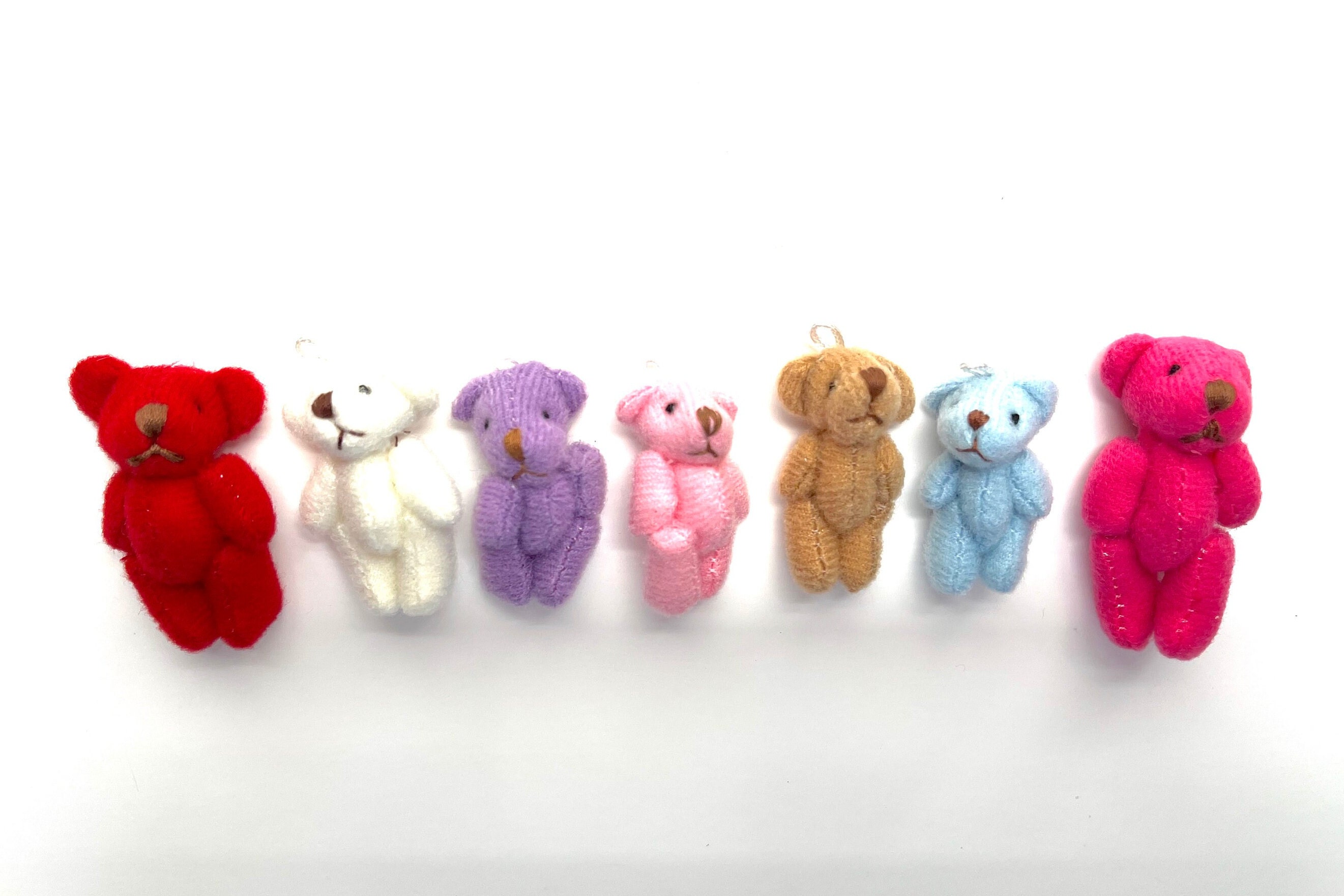 Voorvoegsel Geit Durf Miniatuur pluche teddyberen knuffels blauw roze partij gunst - Etsy  Nederland