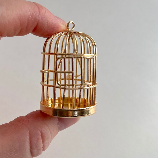 Miniature Birdcage Bluebird Bird Cage Mini Birds Tiny Blue Birds Fairy Garden Terrarium Mini Birds Diorama Resin Craft Cabochon