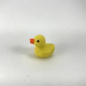 Miniature Rubber Ducky Fairy Garden Dollhouse Duck Craft - Etsy