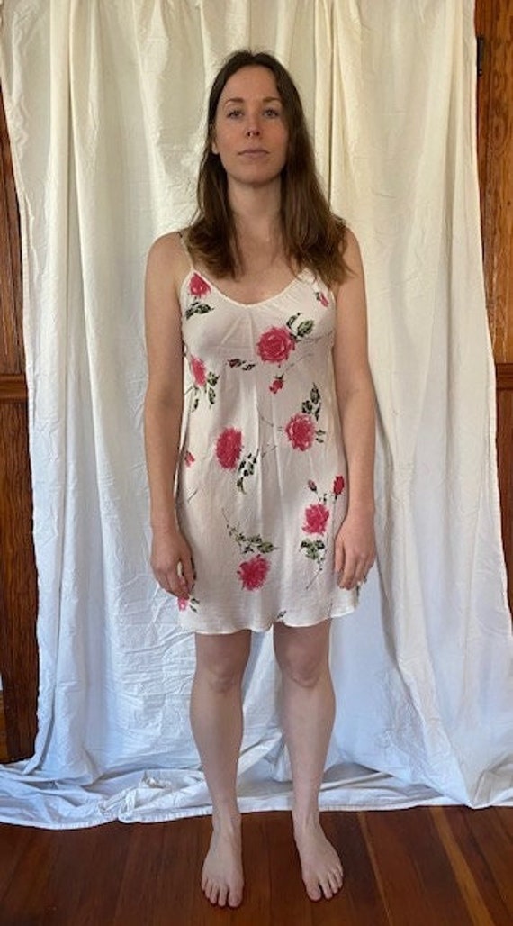 1990s 100% silk slip dress