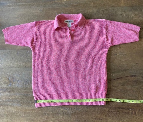 1990s Norm Thompson collared sweater top - image 8