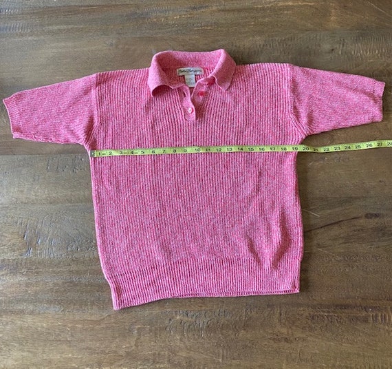 1990s Norm Thompson collared sweater top - image 7