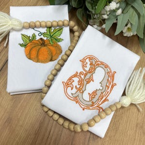 Thanksgiving Wreath Sash, Monogram Sash