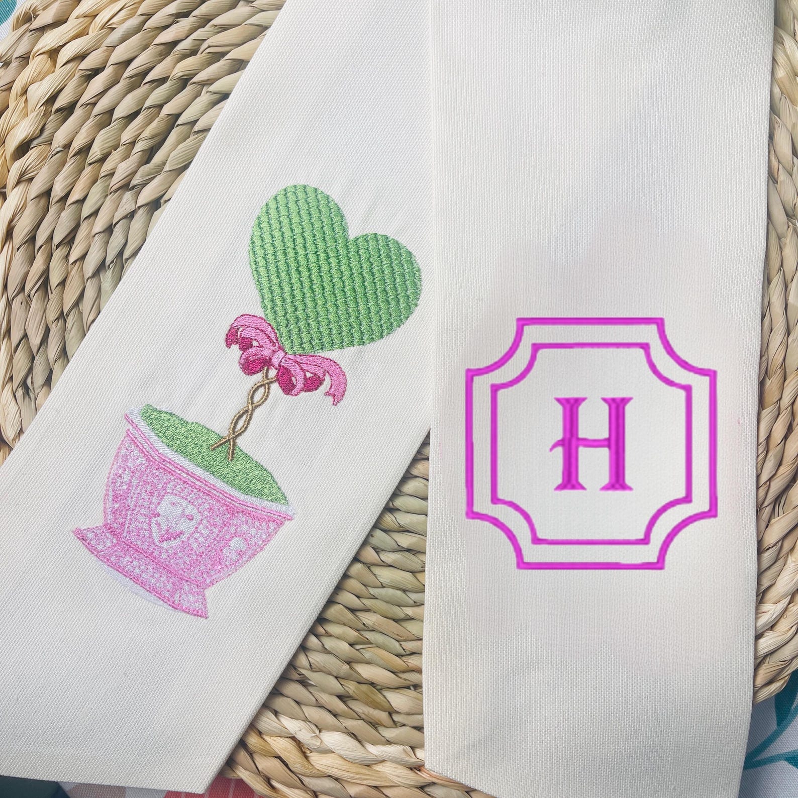 Valentine’s Day Wreath Sash, Monogram Sash - Etsy