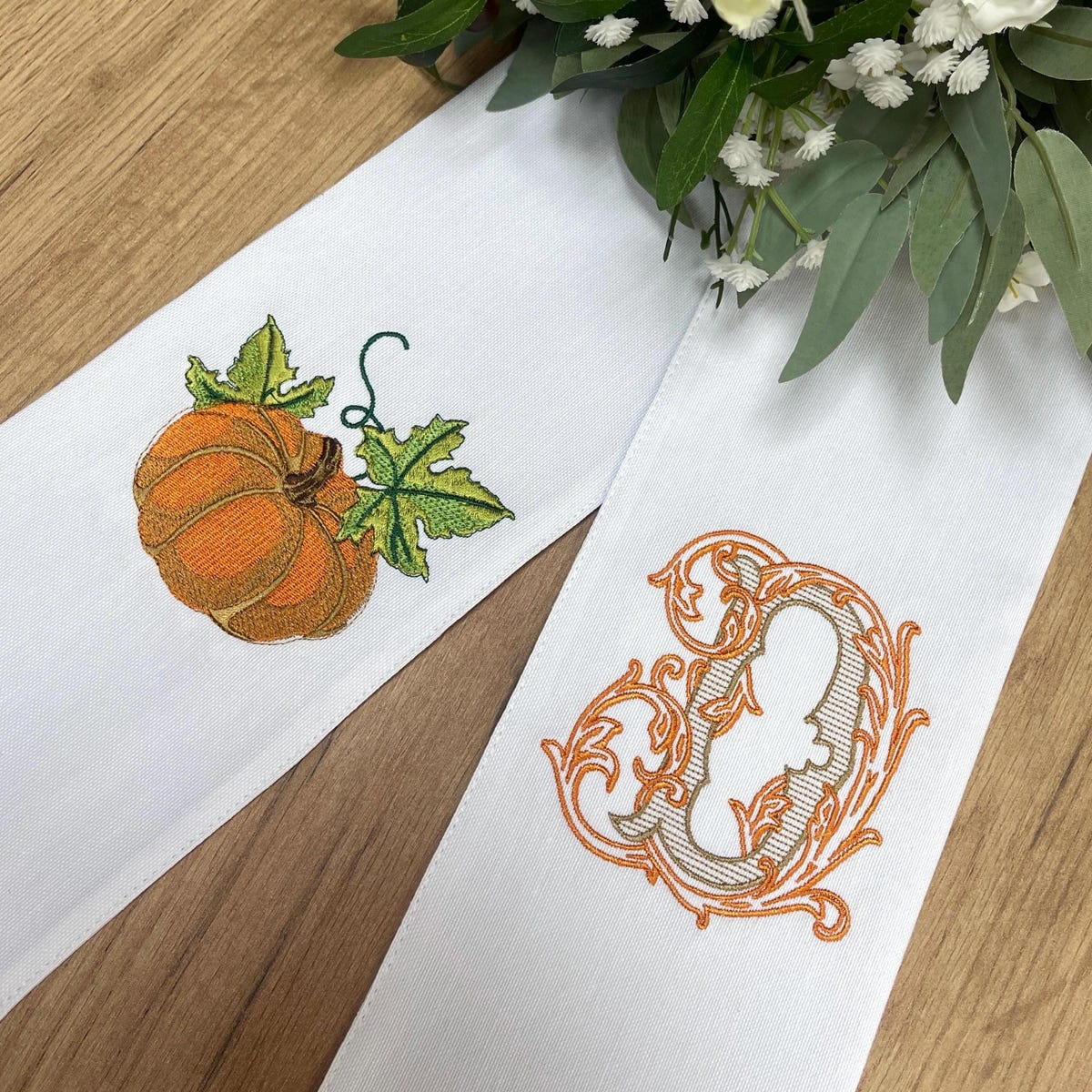 Fall Wreath Sash