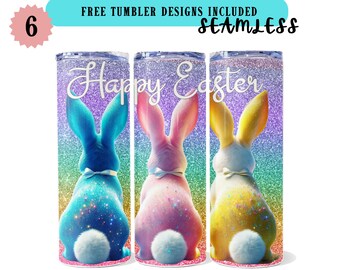 Glitter paashaas beker wrap, 20 oz mager beker sublimatie ontwerp, paas beker wrap, ei paas beker png, digitale download