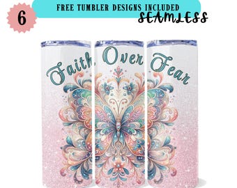 Faith PNG, 20oz Tumbler, Sublimation Tumbler, Tumbler Design, Tumbler Wrap, Inspirational Png, Christian Bible Verse Png, Christian Tumbler