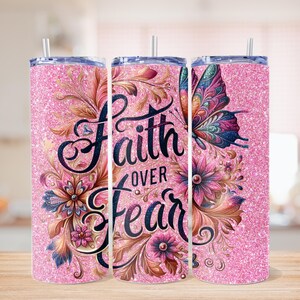 Faith PNG, 20oz Tumbler, Sublimation Tumbler, Tumbler Design, Tumbler Wrap, Inspirational Png, Christian Bible Verse Png, Christian Tumbler