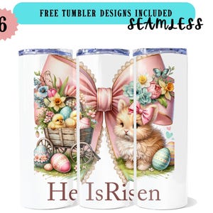 Jesus is My Lord and Savior Risen Tumbler Wrap Sublimation Design Jesus is Lord Tumbler Wrap PNG Easter Tumbler Design Sublimation PNG File