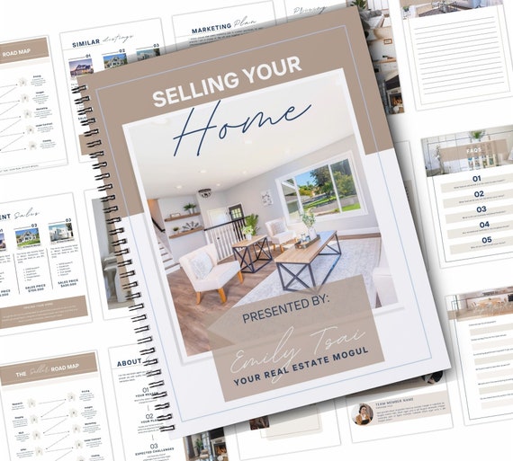 Real Estate Listing Presentation Template: Professional Marketing (15 Pages)
