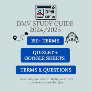 Guía de estudio del DMV de California, kit de preparación para el permiso de aprendizaje, cuaderno de ejercicios para el examen de conducir, tarjetas didácticas y hoja de referencia del DMV